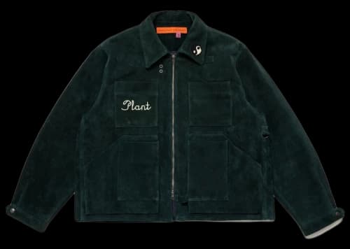 Cactus Plant Flea Market Suede Knowledge Jacket Green