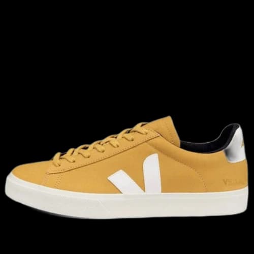 VEJA Campo Nubuck Lace-Up 'Mustard Yellow White'