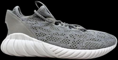 adidas Tubular Doom Sock J Grey White (Women's)