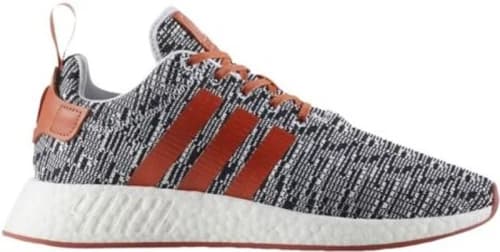 adidas NMD R2 White Grey Solar Red