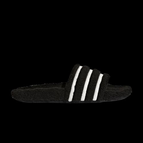 adidas Adilette Slide 'Black Teddy Fleece' (Women's)