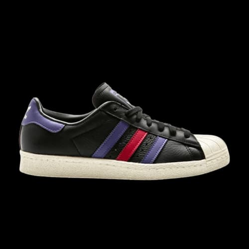 Adidas Superstar 80s 'Black Ruby Purple'