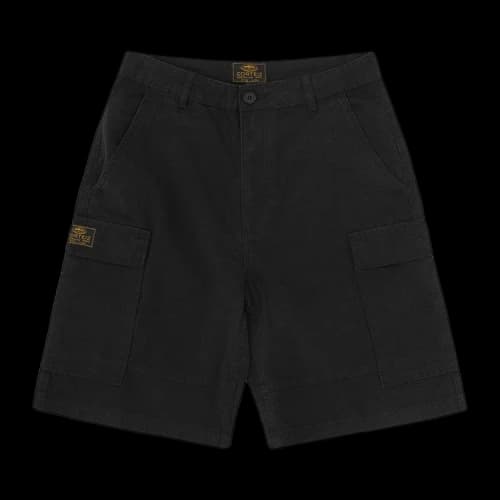 Corteiz Guerillaz Cargo Short 'Black'