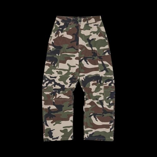 Corteiz Guerillaz Cargo Pant 'Woodland Camo'
