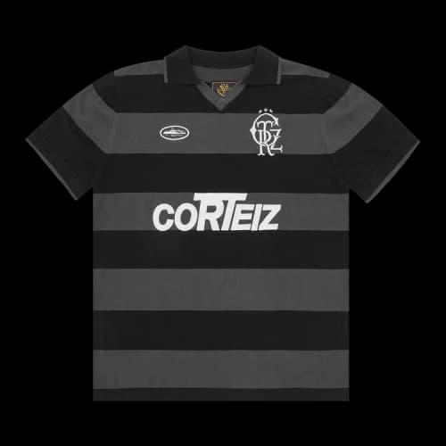Corteiz Striped Knit Jersey 'Black'