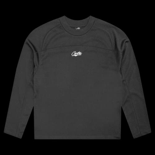 Corteiz Woosh Mesh Long-Sleeve Jersey 'Black'