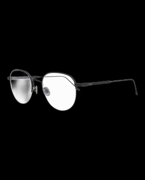 Cartier Round Eyeglasses Black/Black/Transparent (CT0164O-30003046-001)