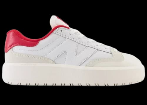 New Balance T302 White Red
