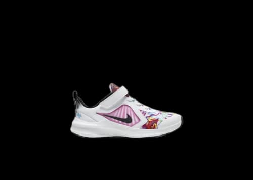 Nike Downshifter 10 Fable White Fire Pink (PS)