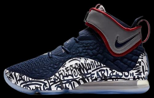 Nike LeBron 17 EP 'LeBron 4 Cold Blue Graffiti'