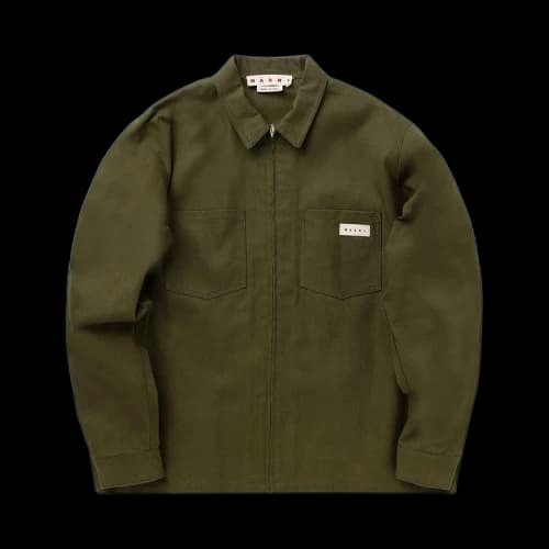 Marni Boxy Shirt 'Leaf Green'