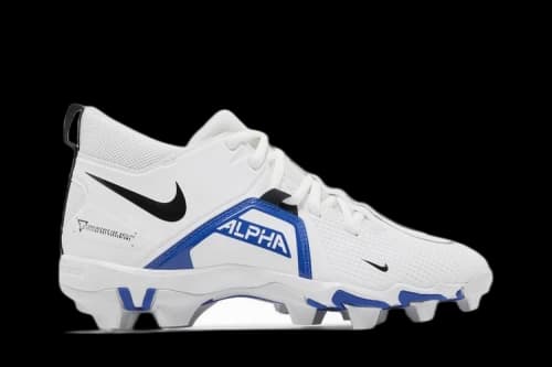 (GS) Nike Alpha Menace 3 Shark Football Cleats 'White Game Royal'