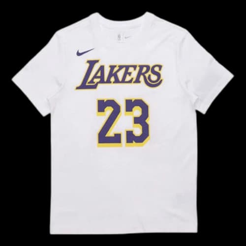 Nike Men's NBA Los Angeles Lakers James NO.23 Basketball Sports White