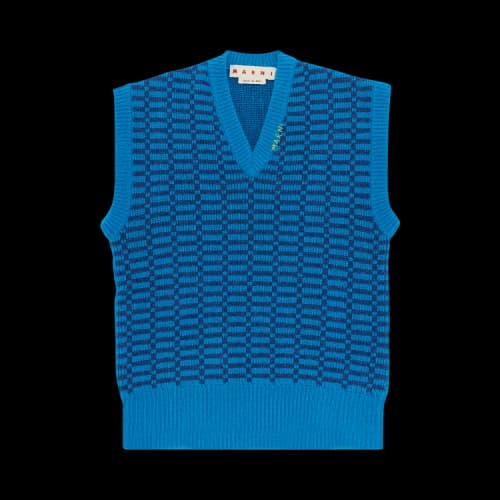 Marni V Neck Sweater 'Vivid Blue'