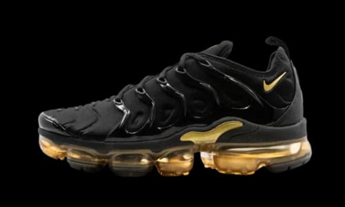 Nike Air VaporMax Plus Black Metallic Gold