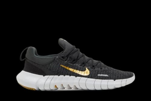 Nike Free Run 5.0 Next Nature 'Dark Smoke Grey Metallic Gold Coin' (Women's)