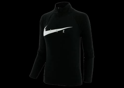 Nike Swoosh Run L/S T-shirt Black/White