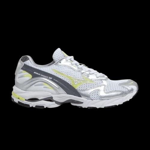 Mizuno Wave Rider 10 'White Sunny Lime'