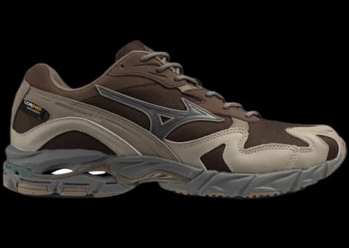 Mizuno Wave Rider 10 Cordura Chicory Coffee Vintage Khaki Fossil