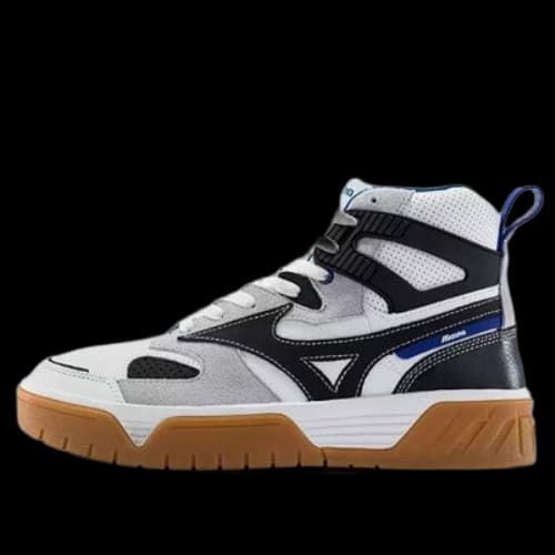 Mizuno CL MID Skateboarding Shoes Black White Blue