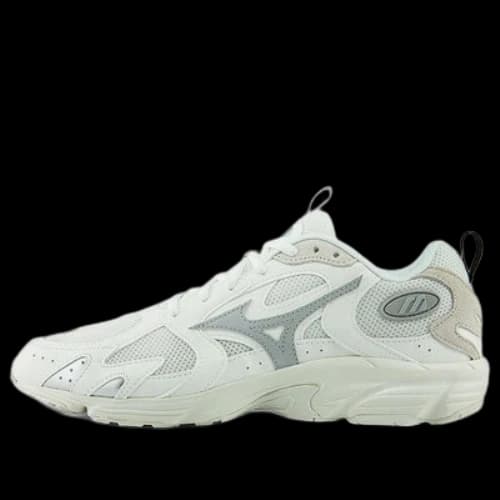 Mizuno City jogging Breathable Shock Absorption White Silver