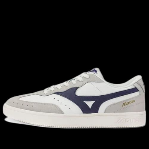 Mizuno Court Lite Cozy Minimalistic Skateboarding Shoes Unisex Gray White Blue