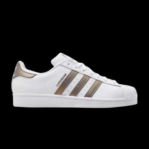 adidas Superstar White Gold Metallic
