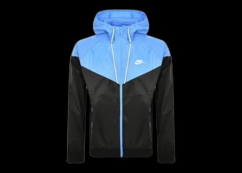 Nike Sportswear Windrunner Hooded Jacket Black/University Blue/Citron Tint