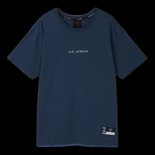 Air Jordan x Fragment Design FW Street Style Collaboration Cotton Logo s Men Blue