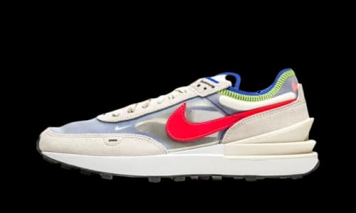 Nike Waffle One Coconut Milk Crimson Royal