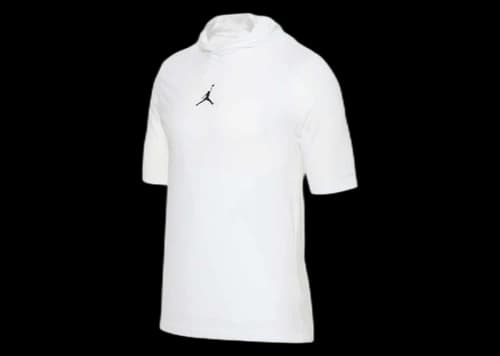 Jordan Air Performance Dri-Fit Short-Sleeve Hooded T-shirt White