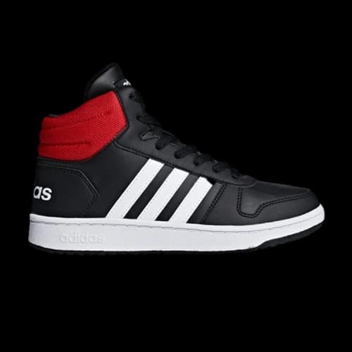 Adidas Hoops 2.0 Mid J 'Black Scarlet'