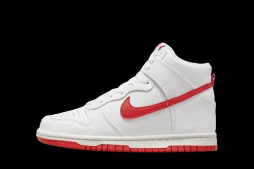 (GS) Nike Dunk High 'White Track Red'