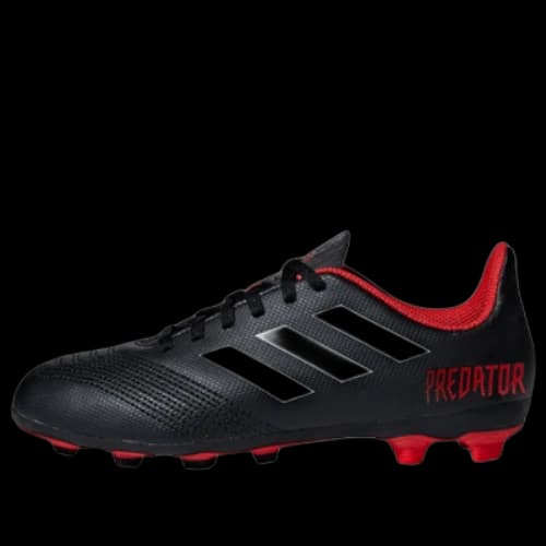 (GS) adidas Predator 18.4 MG 'Black Red'