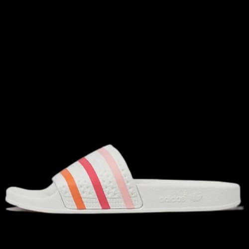 adidas Adilette Pride Rainbow Slippers 'White'