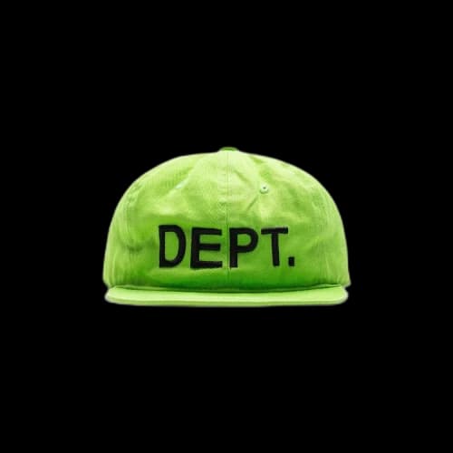 Gallery Dept. Logo Embroidered Cap 'Flo Green'