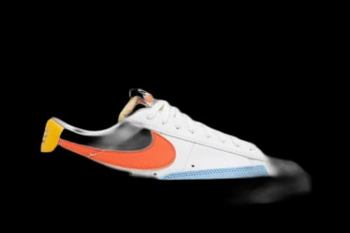 Nike Blazer Low '77 'White Orange' (Women's)