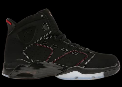 Jordan 6-17-23 Black White Red Contrast Stitching