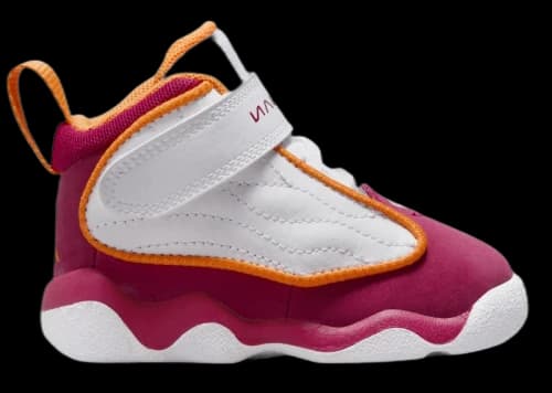 Jordan Pro Strong White Cardinal Red Vivid Orange (TD)