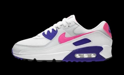 Nike Air Max 90 Silver Purple Womens