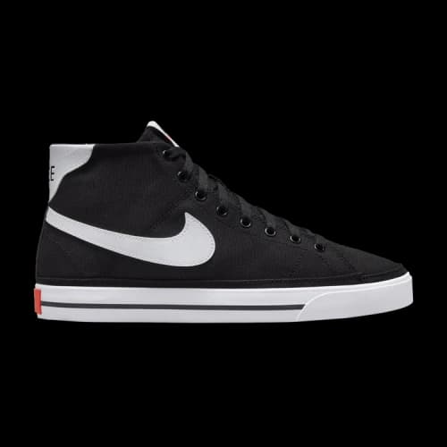 Nike Court Legacy Canvas Mid 'Black White'