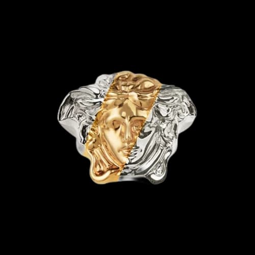 Versace Palazzo Dia Ring 'Gold/Palladium'