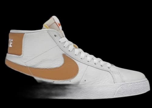 Nike SB Zoom Blazer Mid ISO White Light Cognac