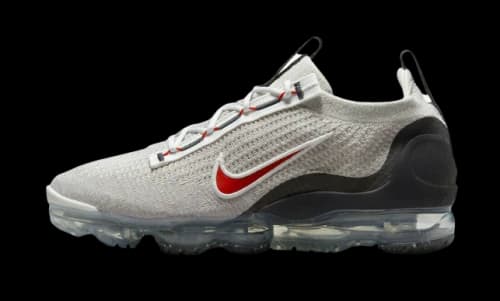 Nike Air VaporMax 2021 FK Light Bone University Red