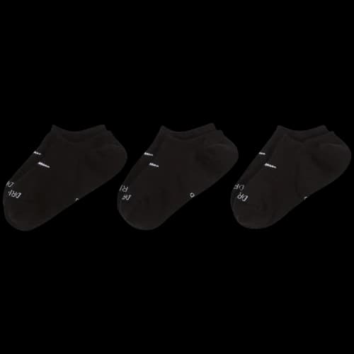 Nike Everyday Plus Cushioned Footie Socks (3 Pairs) 'Black'