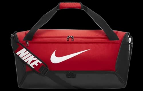 Nike Brasilia 9.5 Training Duffel Medium 60L Bag University Red/Black/White