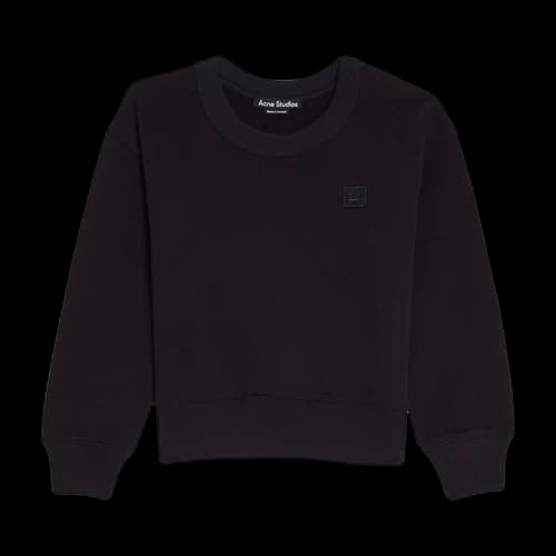 Acne Studios Kids Crewneck Sweatshirt 'Black'