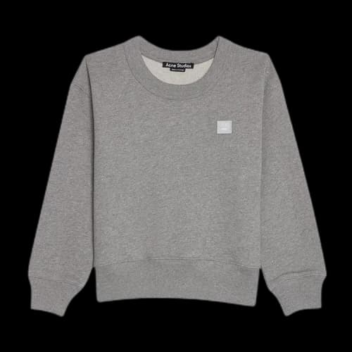 Acne Studios Kids Crewneck Sweatshirt 'Light Grey Melange'