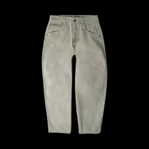 Dime Baggy Denim Pants 'Khaki'