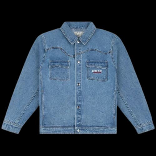 Dime Denim Western Jacket 'Light Blue Washed'